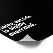 Poster Sortir est un texte Cool de base fortement suréval (Coin)