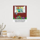 Poster Sortir la fenêtre des règlements (Cuisine)