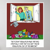 Poster Sortir la fenêtre des règlements (Devant)