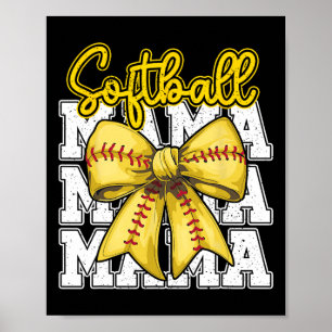 Poster Sotll Mama Coquette Bow Sport Maman Fête des mères