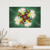 Poster Soubltle Glow - Fractal Art (Cuisine)