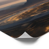 Poster Soucoupe volante UFO (Coin)