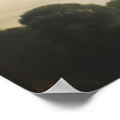 Poster Soucoupe volante vintage (Coin)