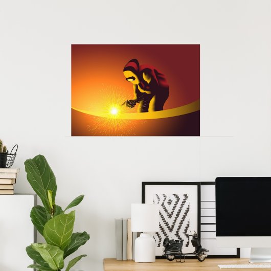 Poster Soudage (Bureau à domicile)