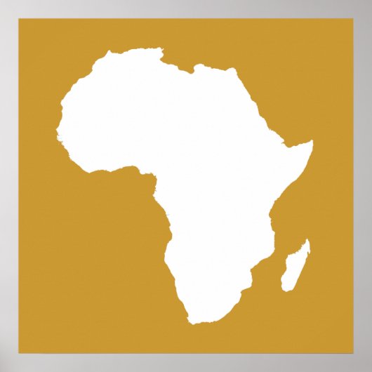Poster Soudan Afrique Brown audacieuse (Devant)