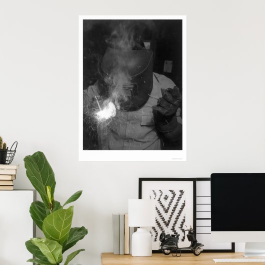 Poster Souder 1943 (Bureau à domicile)