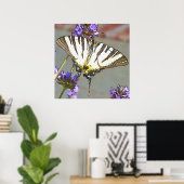 Poster Soudure Jaune Commune Sur Fleurs Lilac Noir O (Bureau à domicile)