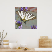 Poster Soudure Jaune Commune Sur Fleurs Lilac Noir O (Cuisine)