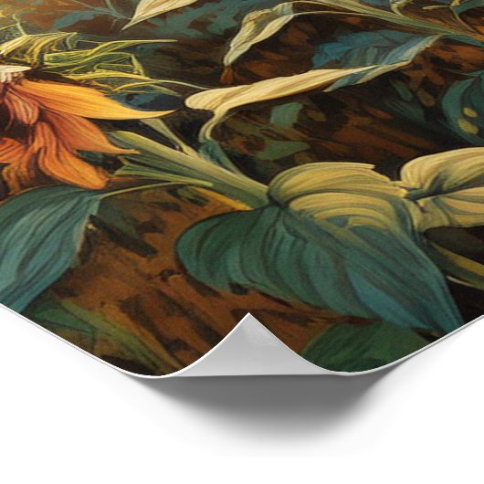 POSTER SOUFFRANCES ET GRILLE ROUGE (Coin)