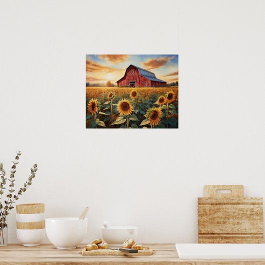 POSTER SOUFFRANCES ET GRILLE ROUGE (Cuisine)