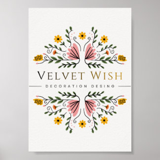 Poster Souhait de Velours