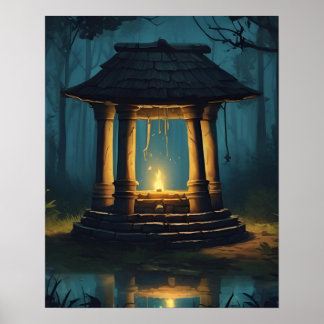 POSTER SOUHAIT MYSTIQUE BIEN PIT ART