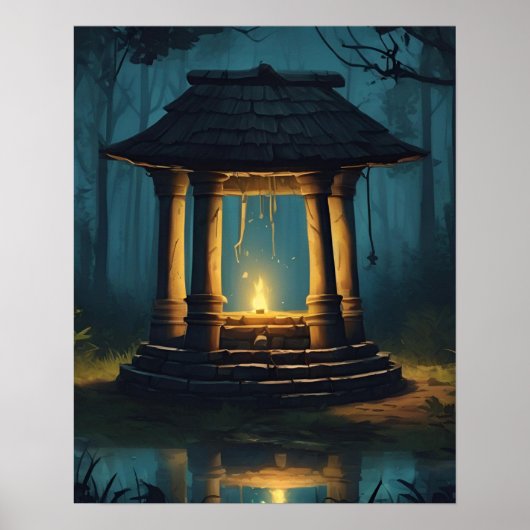 POSTER SOUHAIT MYSTIQUE BIEN PIT ART (Devant)