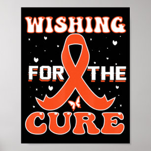 Poster Souhaiter La Leucémie Cure Sensibilisation Au Canc