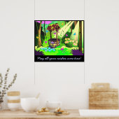 Poster Souhaiter que les messages personnalisables devien (Cuisine)