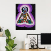 Poster Soul Sista Méditation sur les chakras (Bureau à domicile)