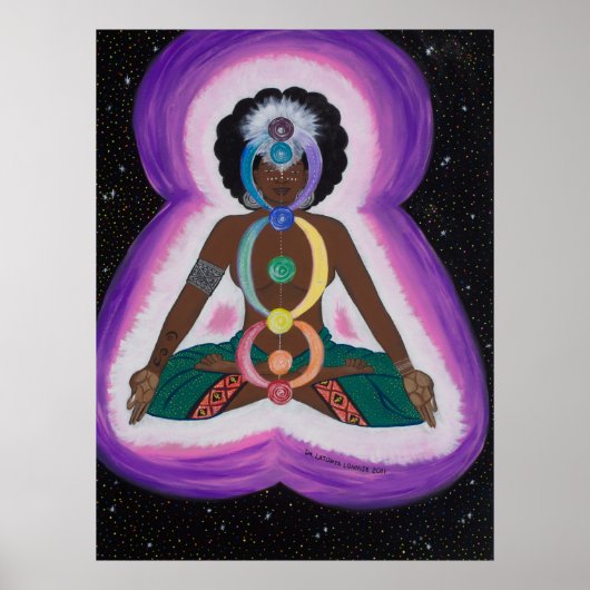 Poster Soul Sista Méditation sur les chakras (Devant)