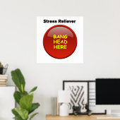 Poster Soulagement du stress (Bureau à domicile)