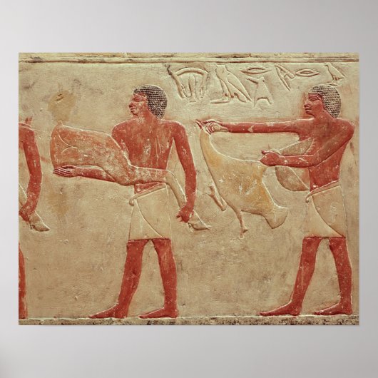 Poster Soulagement représentant des serviteurs (Devant)