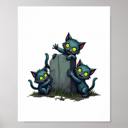 Poster Soulèvement de Zombie Kitten (Devant)