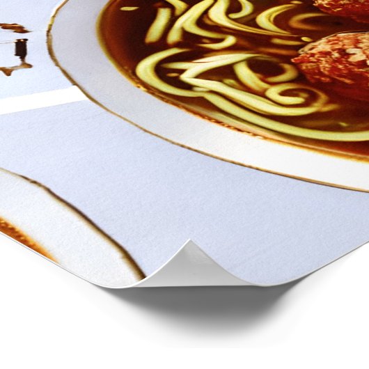Poster Soupe Boule de Viande (Coin)