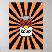 Poster Soupe rétro (Devant)