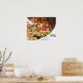 Poster Soupe végétale dans la poêle (Cuisine)