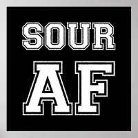POSTER SOUR AF