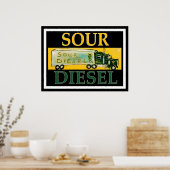 POSTER SOUR DIESEL (Cuisine)