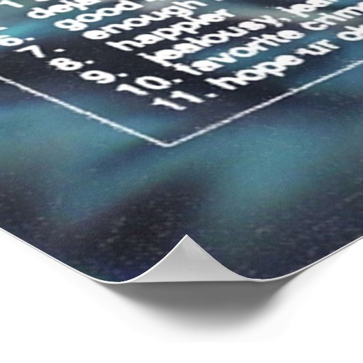 Poster SOUR par Olivia Rodrigo musique ft drivers licence (Coin)