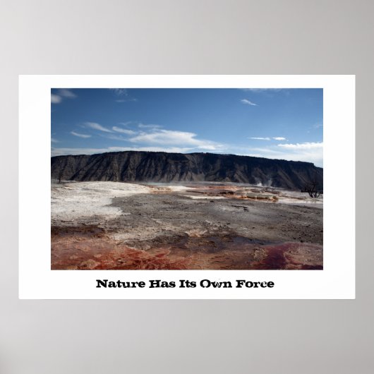 Poster Source chaude du parc national Yellowstone (Devant)