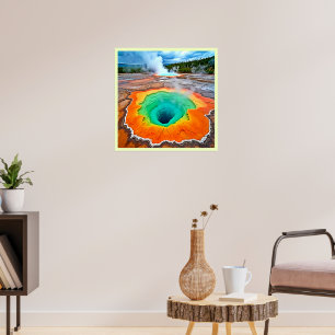 Poster Source chaude vibrante : l'art merveilleux de la T