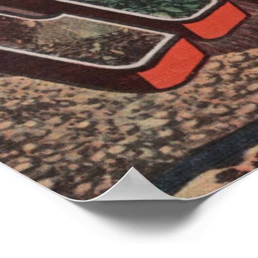 Poster Sources de soufre chaudes, Colorado (Coin)