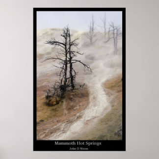 Poster Sources thermales Mammoth