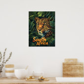 Poster Sourh Africa Leopard (Cuisine)