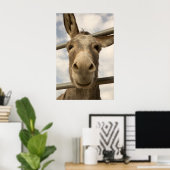 Poster souriant Burro (Bureau à domicile)