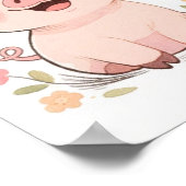 Poster souriant de cochon (Coin)