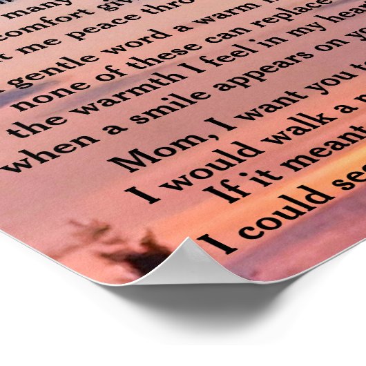 POSTER SOURIANT DE MA MÈRE (Coin)