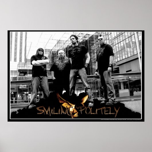 Poster souriant poliment (Devant)