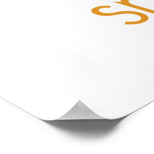 Poster Souriez et laissez-le aller (Coin)