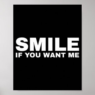 Poster Souriez si vous me voulez