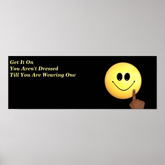 Poster Sourire (Devant)