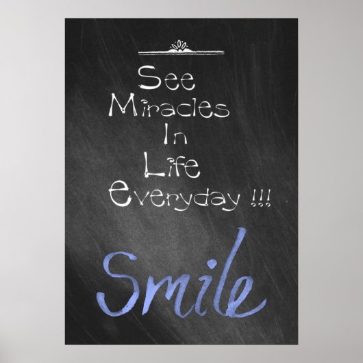 Poster Sourire (Devant)