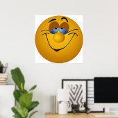 Poster sourire (Bureau à domicile)