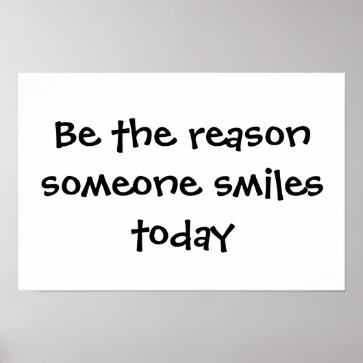 Poster Sourire (Devant)