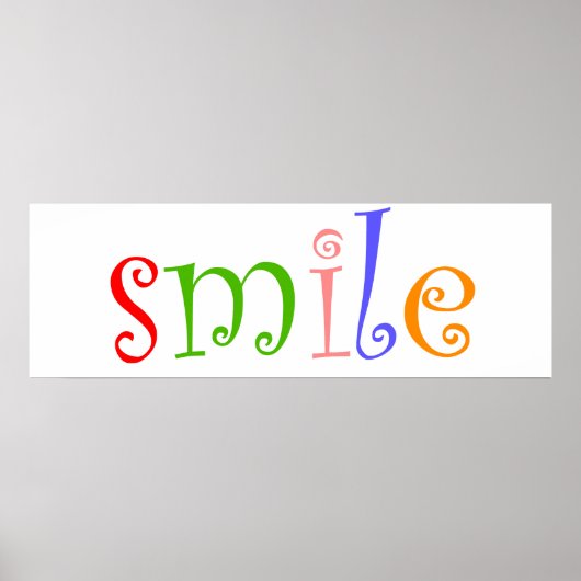 Poster Sourire (Devant)