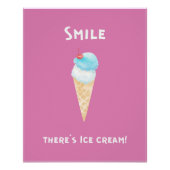 Poster Sourire (Devant)