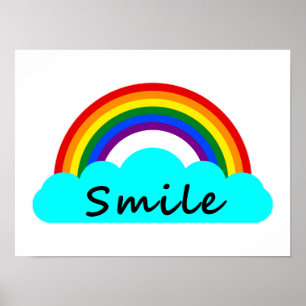 Poster Sourire - Arc-en-ciel LGBT