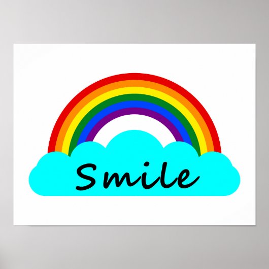 Poster Sourire - Arc-en-ciel LGBT (Devant)