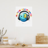 Poster sourire d'acceptation de l'autisme  (Cuisine)